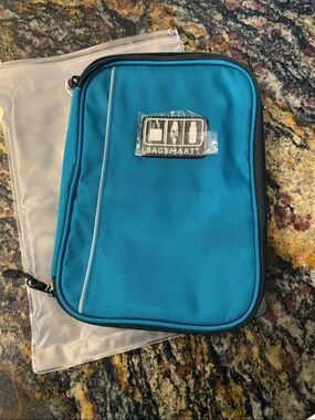 BagSmart Teal Travel Organizer for Cables
